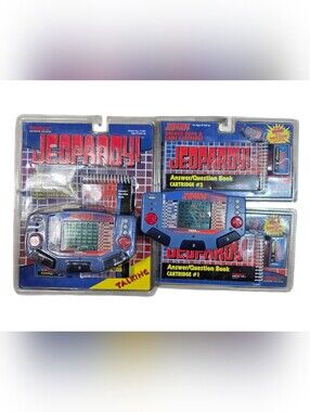 NEW Jeopardy Lot Tiger 2 Electronics Handheld 2 Answer Question Books